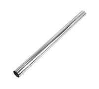 Motoforti Straight Exhaust Pipe Tube Car Exhaust Pipe Mandrel Bend DIY Custom Tubing Pipe 64mm/2.5" OD 889mm/35" End Length T304 Stainless Steel Silver Tone