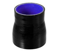 Motoforti Straight Reducer Hose Silicone Hose Coupler Intercooler Tube 4-Ply Reinforced Intake Reducer Intercooler Pipe, 57mm-70mm 1.97"-2.76", Universal Silicone, Black