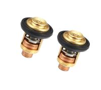 Motoforti Thermostat Housing Assembly, for Yamaha 2 stroke, Metal, Black, 2pcs