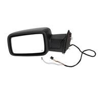 Motoforti Tow Mirrors, Trailer Towing Side Mirrors, for Dodge for Ram 1500 2009-2018, ABS Plastic, with Temperature Sensor, No.68147863AS, Textured Black, 1pair