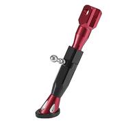 Motoforti Universal Adjustable Kickstand Side Support Stand Set for Motorcycle CNC Aluminum Alloy Red Black