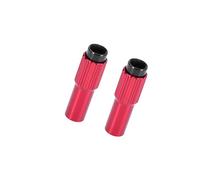 Motoforti Universal Bicycle Cable Adjuster Bolt, Metal, Red, 2 Pcs