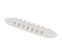 Motoforti Universal Cable Holder Clip Cable Clip Cord Management Organizer, 107.5x20x10.5mm, Durable, TPR, White for Car Dashboard TV PC Laptop Office Desk