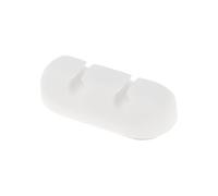 Motoforti Universal Cable Holder Clip Cable Clip Cord Management Organizer, 47.5x21x14mm, Durable, Silicone, White for Car Dashboard TV PC Laptop Office Desk