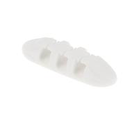 Motoforti Universal Cable Holder Clip Cable Clip Cord Management Organizer, 50.5x14x10.5mm, Durable, TPR, White for Car Dashboard TV PC Laptop Office Desk