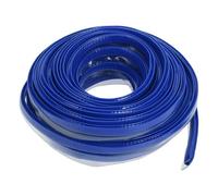 Motoforti Universal Car Door Edge Protective Sealing Strip U-Type Door Scratch Protection Guard, 32.81ft 10m, Anti-scratch Collision, Rubber, Blue