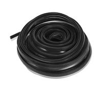 Motoforti Universal Car Door Edge Protective Sealing Strip U-Type Door Scratch Protection Guard, 49.21ft 15m, Anti-scratch Collision, Rubber, Black