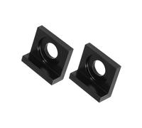 Motoforti Universal Chain Adjuster Block Tensioner, Metal, Black, 2 Pcs