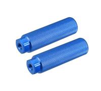 Motoforti Universal Foot Pegs Rear Footpeg Mounts, Aluminum Alloy, Blue, 1 Pcs