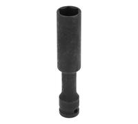 Motoforti Universal Impact Socket Hardware Tool 128mm Durable Alloy Steel Black 1 Pcs 6 Point 19mm for Car Motorcycle Dirtbike Repair 1/2 Inch Drive