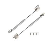 Motoforti Universal Lift Supports Struts Gas Spring 12inch/285mm 13Ib/ 60N/ 6kg Carbon Steel Silver Tone 2 Set