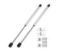 Motoforti Universal Lift Supports Struts Gas Spring 15inch/380mm 90lb/400N/40kg Silver Tone for Car Lid Boat Hatch Roof Window Lid Under Bed Lifting