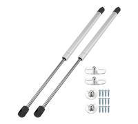 Motoforti Universal Lift Supports Struts Gas Spring 17inch/430mm 45lb/200N/20kg Silver Tone for Car Lid Boat Hatch Roof Window Lid Under Bed Lifting