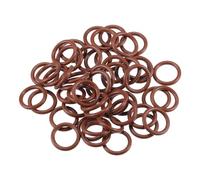 Motoforti Universal O Ring Seal Gasket, Orings Seal Washer Replacement for Plumbing Repair for Cars Trucks, 13mm ID x 2.5mm CS, FKM Rubber, Brown, 50pcs