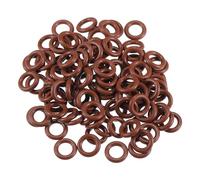 Motoforti Universal O Ring Seal Gasket, Orings Seal Washer Replacement for Plumbing Repair for Cars Trucks, 7mm ID x 2.5mm CS, FKM Rubber, Brown, 100pcs
