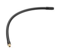 Motoforti Universal Tire Inflator Extension Tube Air Pump Extend Hose Adapter Tire Valve 11.42inch M8x0.8 10mm OD Durable Rubber Black Connector