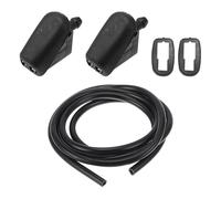 Motoforti Windshield Washer Nozzle Kit for Ford Fiesta 01-07 Windshield Spray Nozzles Wiper Spray Washer Jet No.1442176 2 Pcs Gaskets 1 Pcs 1.5 Meter Fluid Hose