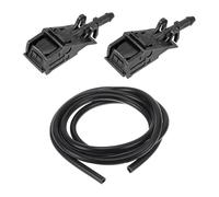 Motoforti Windshield Washer Nozzle Kit for VW Polo 2001-2012 Windshield Spray Nozzles Wiper Spray Washer Jet No.6E0955985A/6E0955985B 1 Pcs 1.5 Meter Fluid Hose