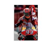 MotoGP MarquezModern Family Bedroom Office Decoration Celebrity Singer Music Movie Cartoon Poster Art Poster24x36inch(60x90cm) Unframe-style