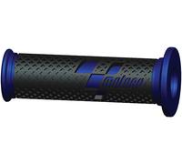 MotoGP Moto Motorbike Motorcycle Premium Race Grips Black Blue