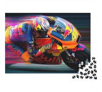 Motogp Racing Gear Set 1000 Piece Jigsaw Puzzle, 38x26cm/1000pcs, for Adults, White Cardboard, Relaxing Indoor Activity And Family Time