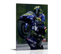 MotoGP (Rossi 46) Modern Family Bedroom Office Decoration Celebrity Singer Music Movie Cartoon Poster Art Poster24x36inch(60x90cm) Frame-style