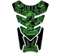 Motografix Skull Roses Death or Glory Motorcycle Tank Pad Tankpad 3D Gel Protector ST073G