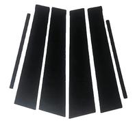 MOTOHIRO 6Pcs Glossy Black Pillar Posts Door Trim Cover Decoration Protection Fit for Kia Sportage 2011 2012 2012 2014 2015 2016 Accessories Car B Pillar Stickers