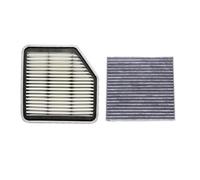 MOTOHIRO Air Filter Cabin Filter for Toyota Old Reiz 2.5 3.0 Model 2005-2010 Car Accessoris Filter 17801-31110 87139-30040 Cabin Air Filters (Size : 2 pcs Filter)