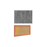 MOTOHIRO Car Air Filter Cabin Filter for Nissan X-Trail T31 2007-2015 for QASHQAI J10 2007-2013 1.6L 2.0L Model 16546-JD20A 27277JN20A Cabin Air Filters (Size : 2 Pcs Filter Set)