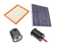 MOTOHIRO Car Filter OEM 24103565 9040408 Air FilterAir Conditioning Filter Fuel Filter Oil Filter for Chevolet Prisma 2010-14 1.2L 1.4L Cabin Air Filters (Size : Filter 4 set)