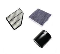 MOTOHIRO Car Filter Sets for CHANGAN CS75 1.5T 2.0L 1.8T Air Filter+Oil Filter+Fuel Filter+Air Conditioning Filter 4PCS Auto Parts 1109013M01 8119030-BB01 Cabin Air Filters (Size : 1.8t 2.0 filter 3s