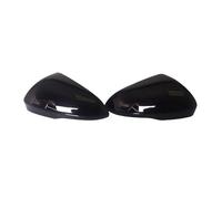 MOTOHIRO Fit for Ford Focus MK4 2019-2023 Rearview Side Mirror Cover Wing Cap Sticker Exterior Door Rear View Case Trim Carbon Fiber Look Wing Mirror Covers Caps (Size : Gloss Black)