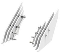 Motoism Aero Wings Bmw K100 WHITE MATT TRANSLUCENT