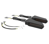 MOTOISM FTR Spring Lightrun LED Turn Signals Pair, Black