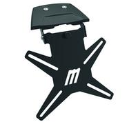 Motoism License Plate Holder Div. Models CNC edged. black powder coated