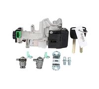 MOTOKU Complete Set Ignition Switch Cylinder Door Lock with 2 Keys for 02-06 Honda CRV