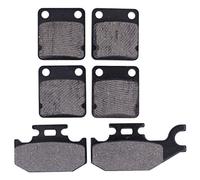 MOTOKU Front and Rear Brake Pads for Yamaha Kodiak Grizzly 400 450 Wolverine 450