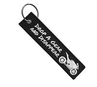 MotoLoot Drop and Gear and Disappear Motorcycle Scooter Car Keyring Gift