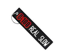 MotoLoot Keychain for Motorcycles, Scooters, Cars and Gifts, 0-100 Real Slow, Medium