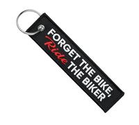 MotoLoot Keychain for Motorcycles, Scooters, Cars and Gifts (Forget The Bike, Ride The Biker)