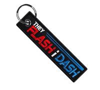 MotoLoot Keychain for Motorcycles, Scooters, Cars and Gifts (They Flash I Dash)