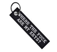 MotoLoot Keychain for Motorcycles, Scooters, Cars and Gifts (Where The F Are My Keys)