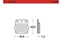 Moto-Master Racing 91411 SinterPRO Brake Pads