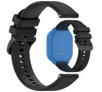 MOTONG Compatible with Cosmo JrTrack 5 Replacement Band - 20mm Repalcement Silicone Wrist Strap Band Compatible with Cosmo JrTrack 5/4/3/2/1(Black)