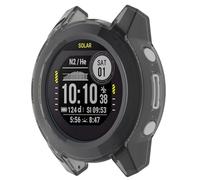 MOTONG Compatible with Garmin Descent G2 Protective Case - TPU Transparent Protective Watch Case Cover Shell Compatible with Garmin Descent G2/G1(Black)