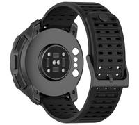 MOTONG Compatible with Suunto Vertical 2 Replacement Band - 22mm Repalcement Silicone Wrist Strap Band Compatible with Suunto Vertical 2 / Race 2 / Run/Race S(Black)