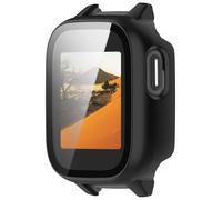 MOTONG PC Full Coverage Protective Watch Case Cover Tempered Glass Screen Protector Compatible with Cosmo JrTrack 5(Black)