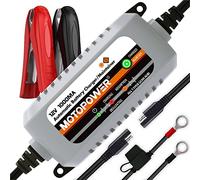 MOTOPOWER MP00205B 12V 1000mA Fully Automatic Battery Charger/Maintainer - UK Plug