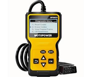 MOTOPOWER MP69033 OBD2 Scanner Universal Car Engine Fault Code Reader, CAN Diagnostic Scan Tool for All OBD II Protocol Cars